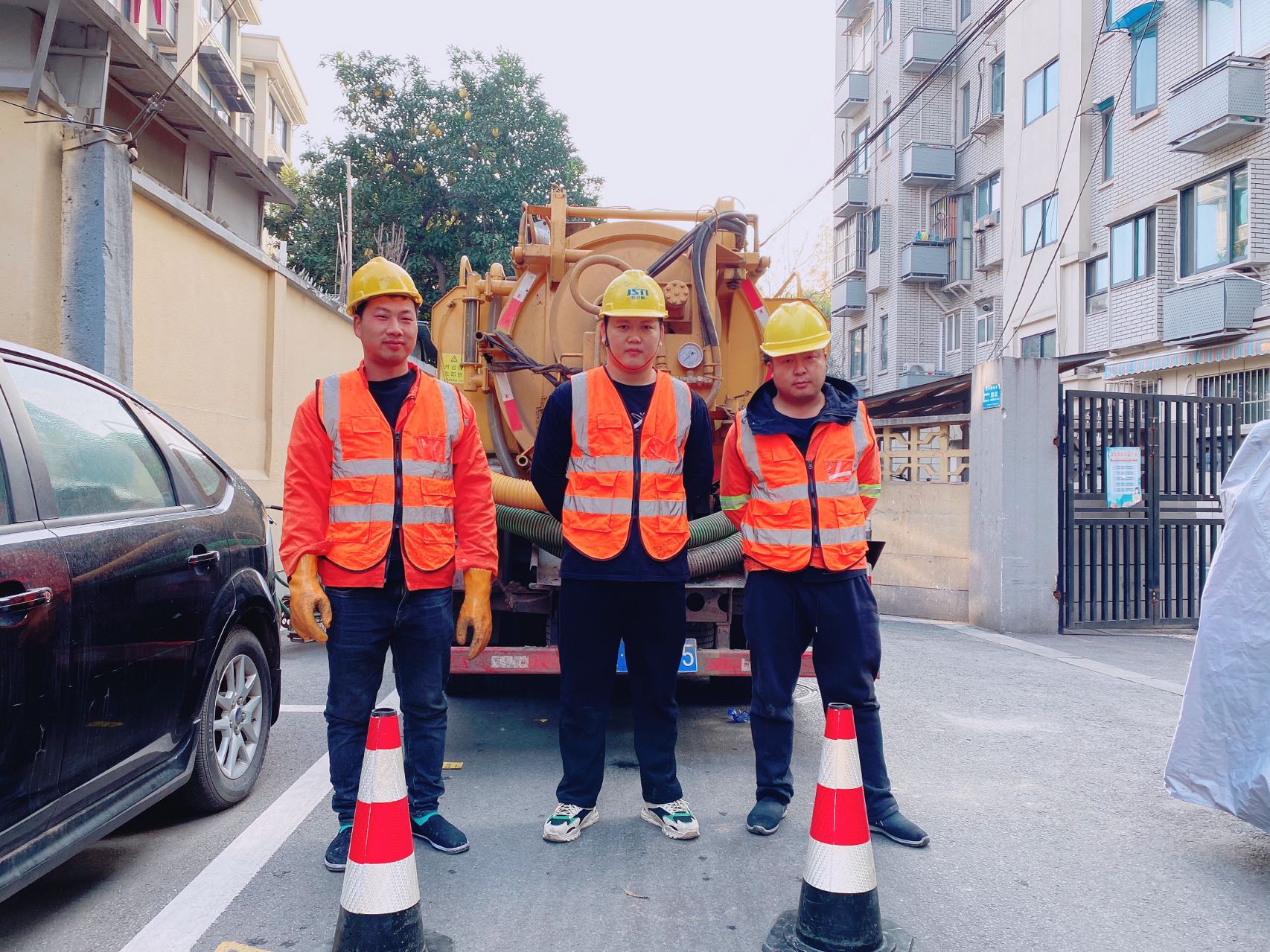 板桥南京某小区管道清淤检测施工